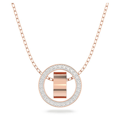 Swarovski - Jellegzetes hosszú bronz nyaklánc üreges kristályokkal 5636500