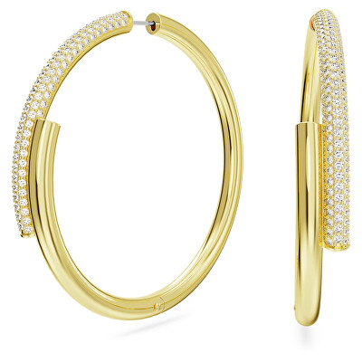 Swarovski - Zářivé náušnice kruhy s krystaly Dextera 5671808