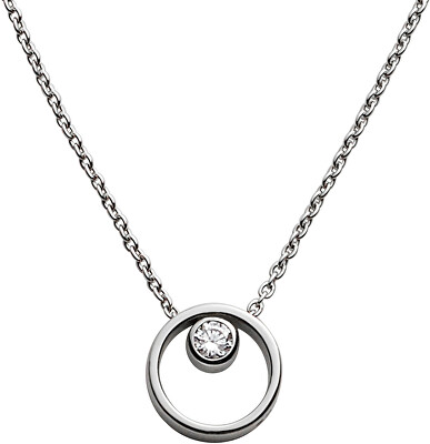 Skagen - Dámský ocelový náhrdelník s krystalem SKJ0833040