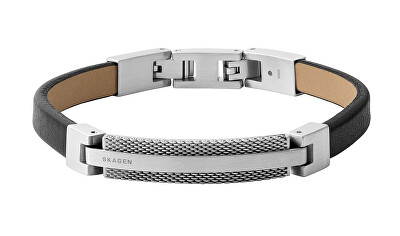 Skagen - Kožený náramek pro muže Torben SKJM0208040