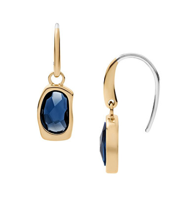 Skagen - Okouzlující pozlacené náušnice Sofie Sea Glass SKJ1885710