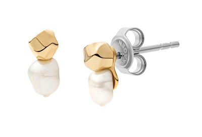 Skagen - Půvabné náušnice pecky s pravou perlou Agnethe SKJ1881710