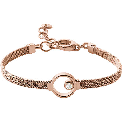 Skagen - Půvabný bronzový náramek s krystalem Kariana SKJ0851791
