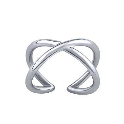 Silvego - Slušivý otevřený stříbrný prsten Arin Infinity RMM22726