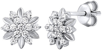 Silvego - Stříbrné náušnice ALIVIA s krystaly Swarovski MW13935A