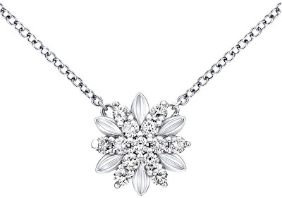 Silvego - Stříbrný náhrdelník ALIVIA s krystaly Swarovski MWN10855A