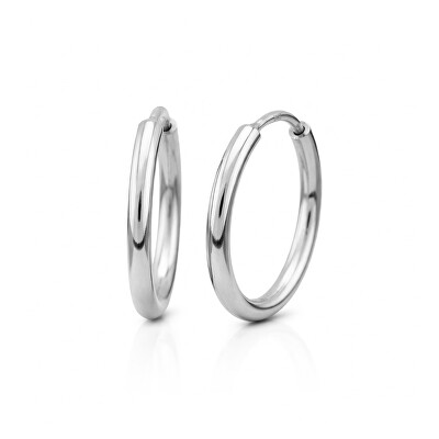 Soliter - Minimalistické kruhy z bílého zlata 231 001 00334 07