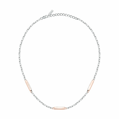 Trussardi - Bicolor pánský náhrdelník z oceli T-Steel TJAXV29