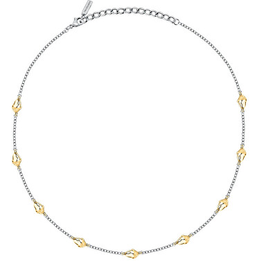 Trussardi - Fashion ocelový bicolor náhrdelník pro ženy T-Design TJAXA11