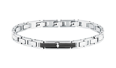 Trussardi - Ikonický náramek pro muže z oceli T-Steel TJAXV49