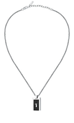 Trussardi - Ikonický pánský náhrdelník z oceli T-Steel TJAXV47