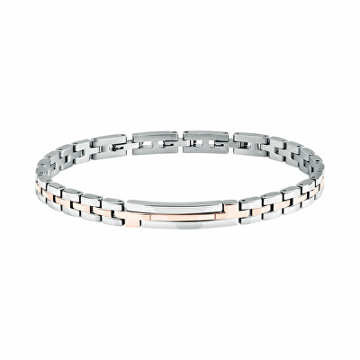 Trussardi - Luxusní ocelový bicolor náramek T-Steel TJAXV02