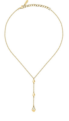 Trussardi - Moderní dámský pozlacený náhrdelník z oceli T-Design TJAXA09