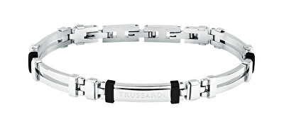 Trussardi - Moderní ocelový náramek pro muže T-Steel TJAXV25