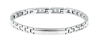 Trussardi - Nadčasový ocelový náramek pro muže T-Steel TJAXV24