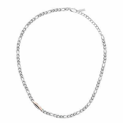 Trussardi - Bicolor náhrdelník pro muže z oceli T-Steel TJAXV32