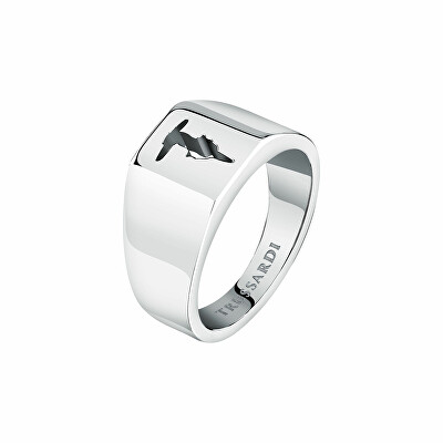 Trussardi - Pánský fashion ocelový prsten T-Steel TJAXV450