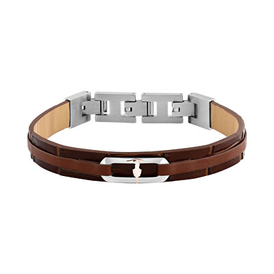 Trussardi - Pánský kožený náramek T-Leather TJAXZ26