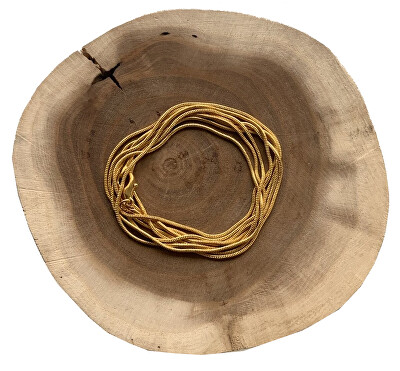 MUMMY BELL - Pozlacené dlouhé lanko 116 cm L1Z116