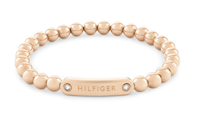 Tommy Hilfiger - Bronzový korálkový náramek pro ženy Metal Beads 2780936