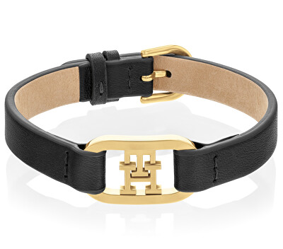 Tommy Hilfiger - Černý kožený náramek 2780830