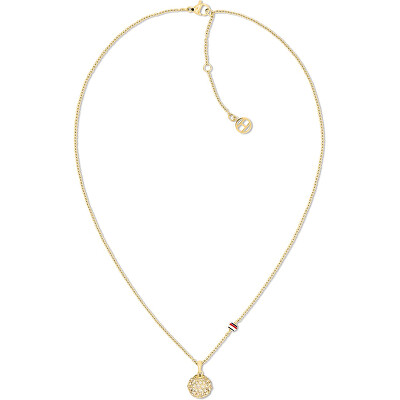 Tommy Hilfiger - Dámský pozlacený náhrdelník s krystaly 2781075