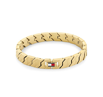 Tommy Hilfiger - Designový pánský náramek z pozlacené oceli Lars 2790620