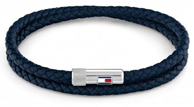 Tommy Hilfiger - Dvojitý kožený náramek TH2790264S