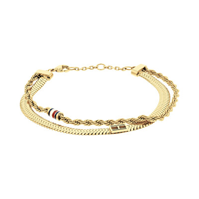 Tommy Hilfiger - Dvojitý pozlacený náramek Layered 2780982