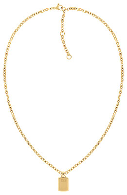 Tommy Hilfiger - Elegantný pozlátený náhrdelník z ocele 2780824
