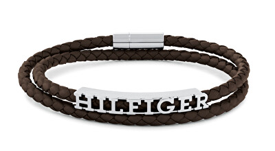 Tommy Hilfiger - Fashion dvojitý kožený náramek pro muže 2790589