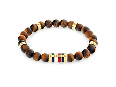 Tommy Hilfiger - Korálkový náramok z tigrieho oka Beads 2790714