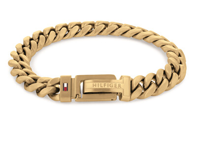Tommy Hilfiger - Luxusní pánský náramek z pozlacené oceli 2790434