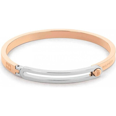 Tommy Hilfiger - Luxusní pevný bicolor náramek 2780534