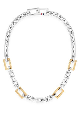 Tommy Hilfiger - Masivní bicolor náhrdelník z oceli 2780867