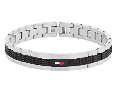 Tommy Hilfiger - Moderní bicolor náramek z oceli Nelson H-Link 2790643