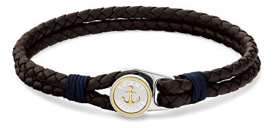 Tommy Hilfiger - Kožený náramok v hnedej farbe 2790692