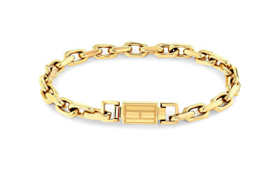 Tommy Hilfiger - Moderní pozlacený náramek Iconic Hardware 2790716
