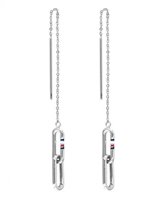 Tommy Hilfiger - Módní dlouhé ocelové náušnice 2780198