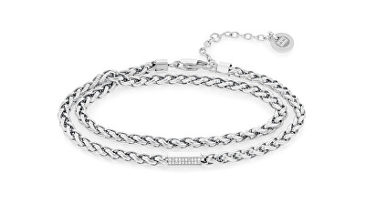 Tommy Hilfiger - Módní ocelový dvojitý náramek 2780875