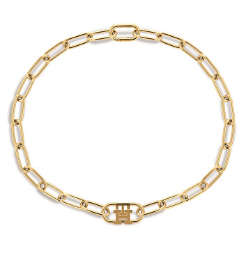 Tommy Hilfiger - Módní pozlacený náhrdelník Monogram 2780721