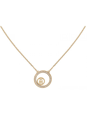 Tommy Hilfiger - Módní pozlacený náhrdelník Vine Circle 2780585