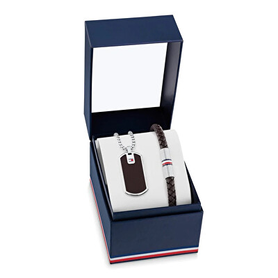 Tommy Hilfiger - Módní set ocelových šperků 2770169 (náhrdelník, náramek)