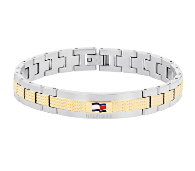 Tommy Hilfiger - Nadčasový bicolor náramek z oceli Nelson H-Link 2790642