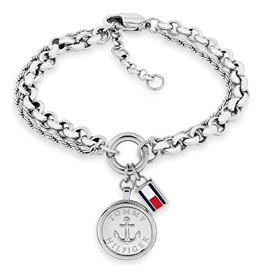 Tommy Hilfiger - Nadčasový oceľový náramok Nautical Charms 2781024