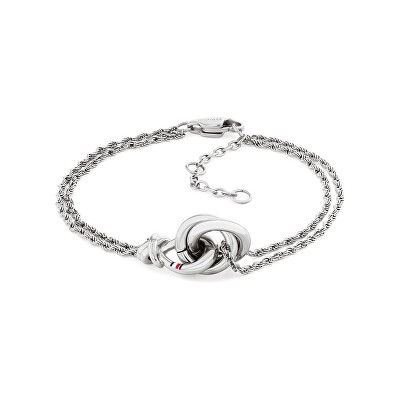 Tommy Hilfiger - Nadčasový ocelový náramek Propletené kruhy Nautical Knot 2780990