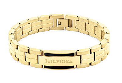 Tommy Hilfiger - Nadčasový pánský náramek z pozlacené oceli Parker 2790601