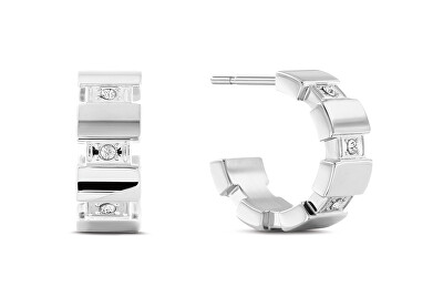Tommy Hilfiger - Nádherné ocelové kruhy s krystaly 2780777