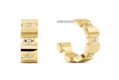 Tommy Hilfiger - Nádherné pozlacené kruhy s krystaly 2780778