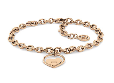 Tommy Hilfiger - Něžný bronzový náramek Hearts 2780555
